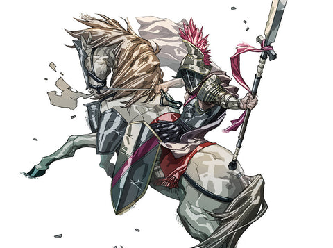 Dextarius (with riding Ywain)
