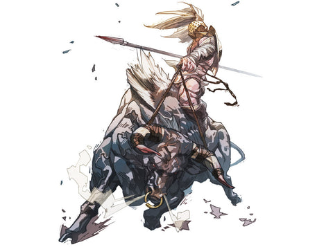 Nero (with riding Septimus)